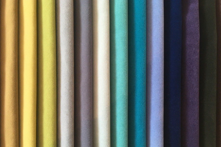 Flock on flock Flocking cloth